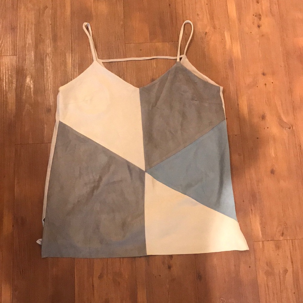 Faux Suede Tank